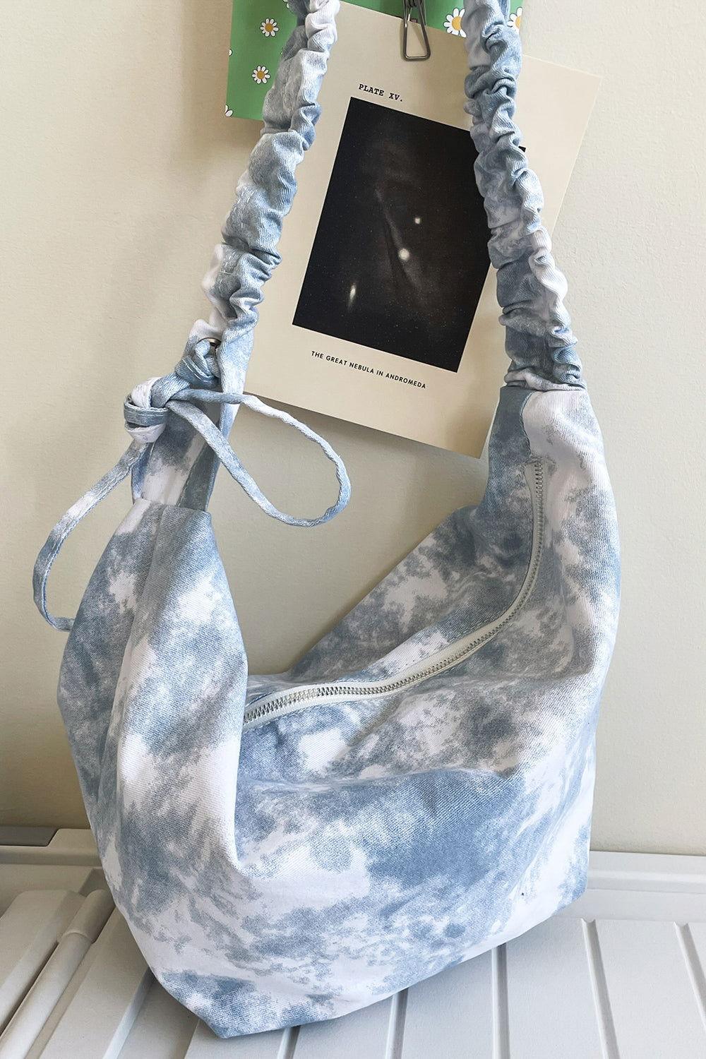 Tie-Dye Canvas Sling Bag - Clothes For Her Online Store