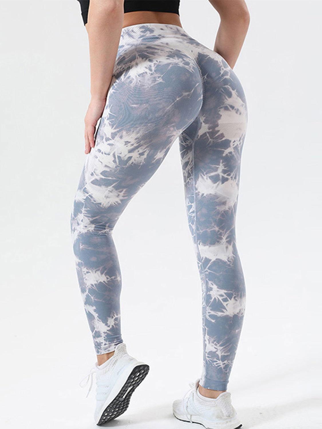 Tie-Dye High Waist Active Leggings - Clothes For Her Online Store