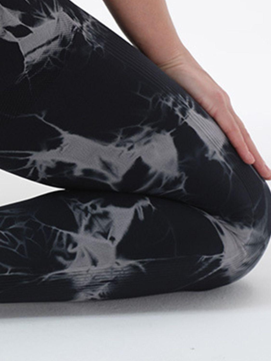 Tie-Dye High Waist Active Leggings - Clothes For Her Online Store