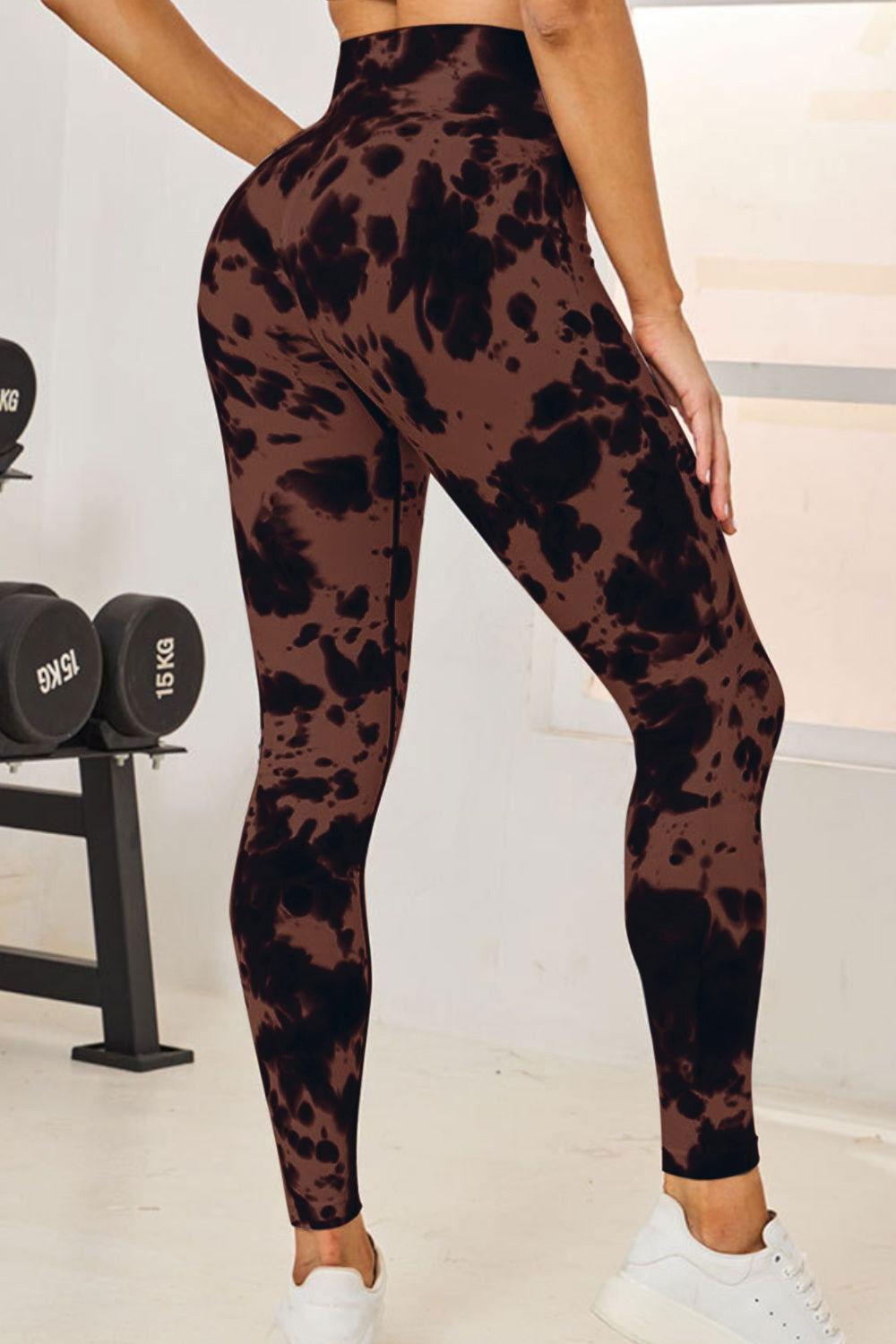 Tie-Dye High Waist Active Leggings - Clothes For Her Online Store