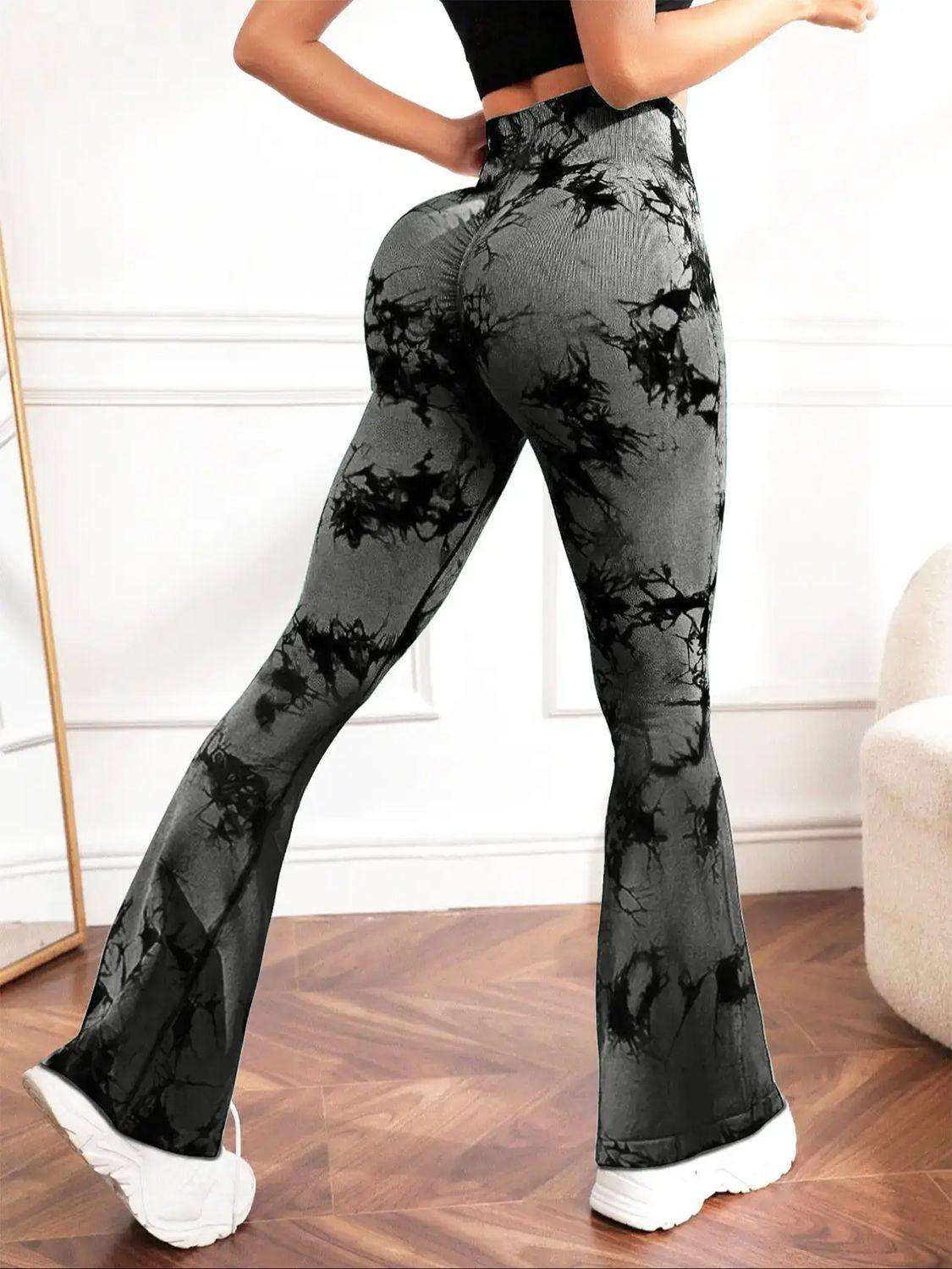 Tie-Dye High Waist Active Leggings - Clothes For Her Online Store