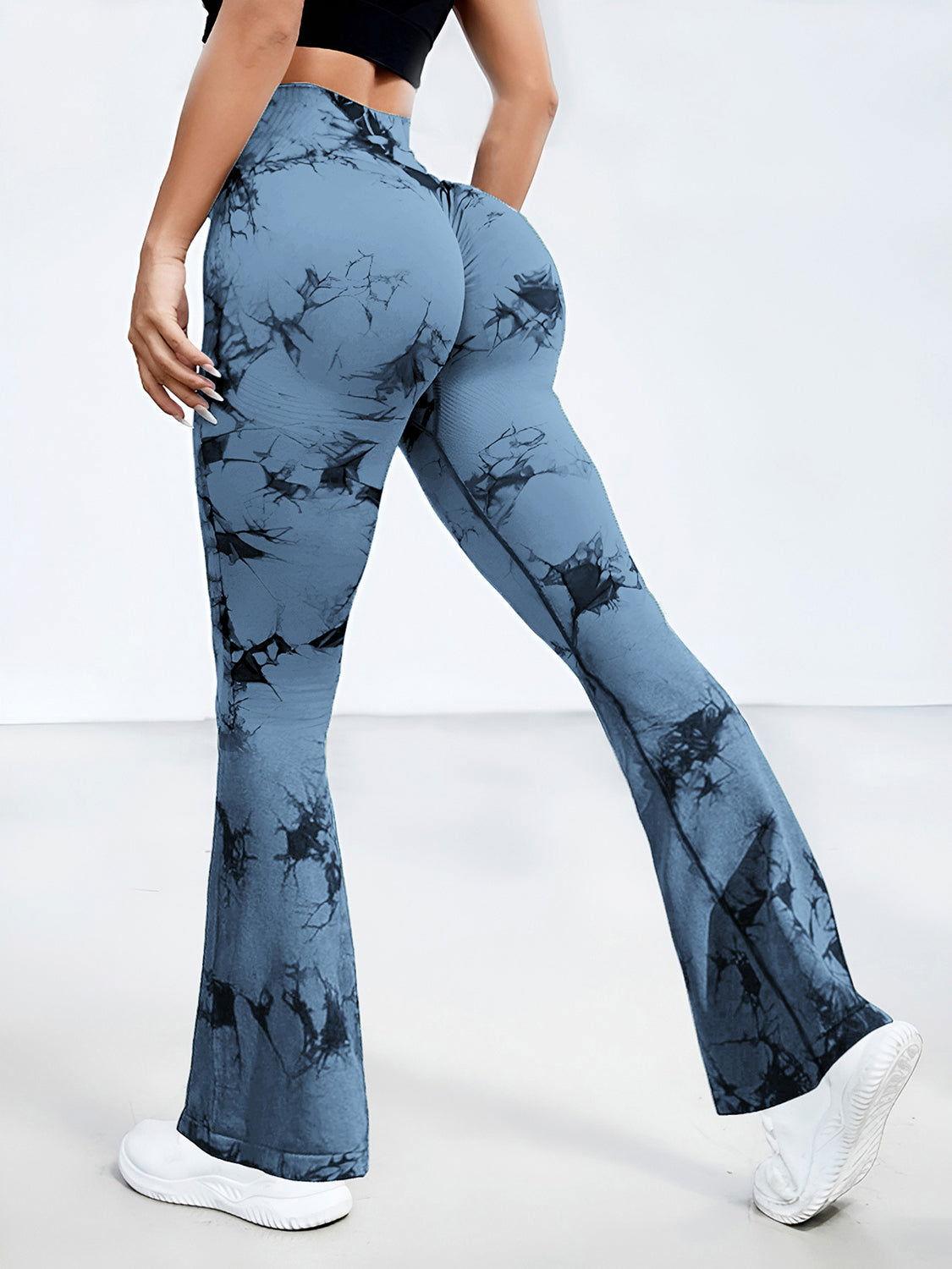 Tie-Dye High Waist Active Leggings - Clothes For Her Online Store