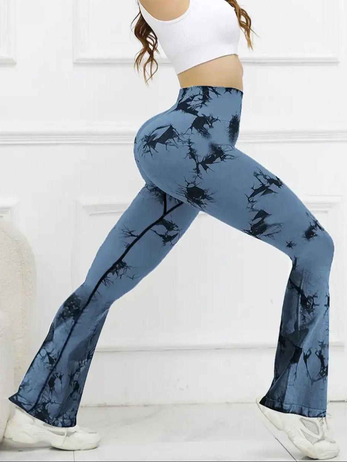 Tie-Dye High Waist Active Leggings - Clothes For Her Online Store