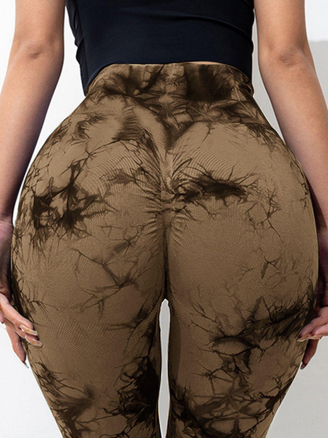 Tie-Dye High Waist Active Leggings - Clothes For Her Online Store
