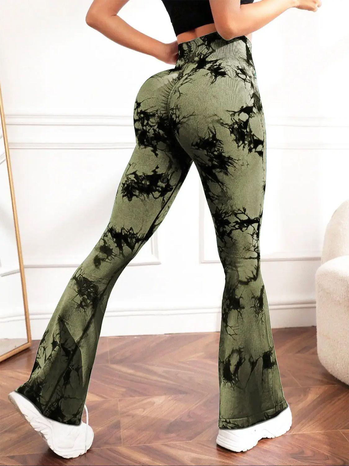 Tie-Dye High Waist Active Leggings - Clothes For Her Online Store