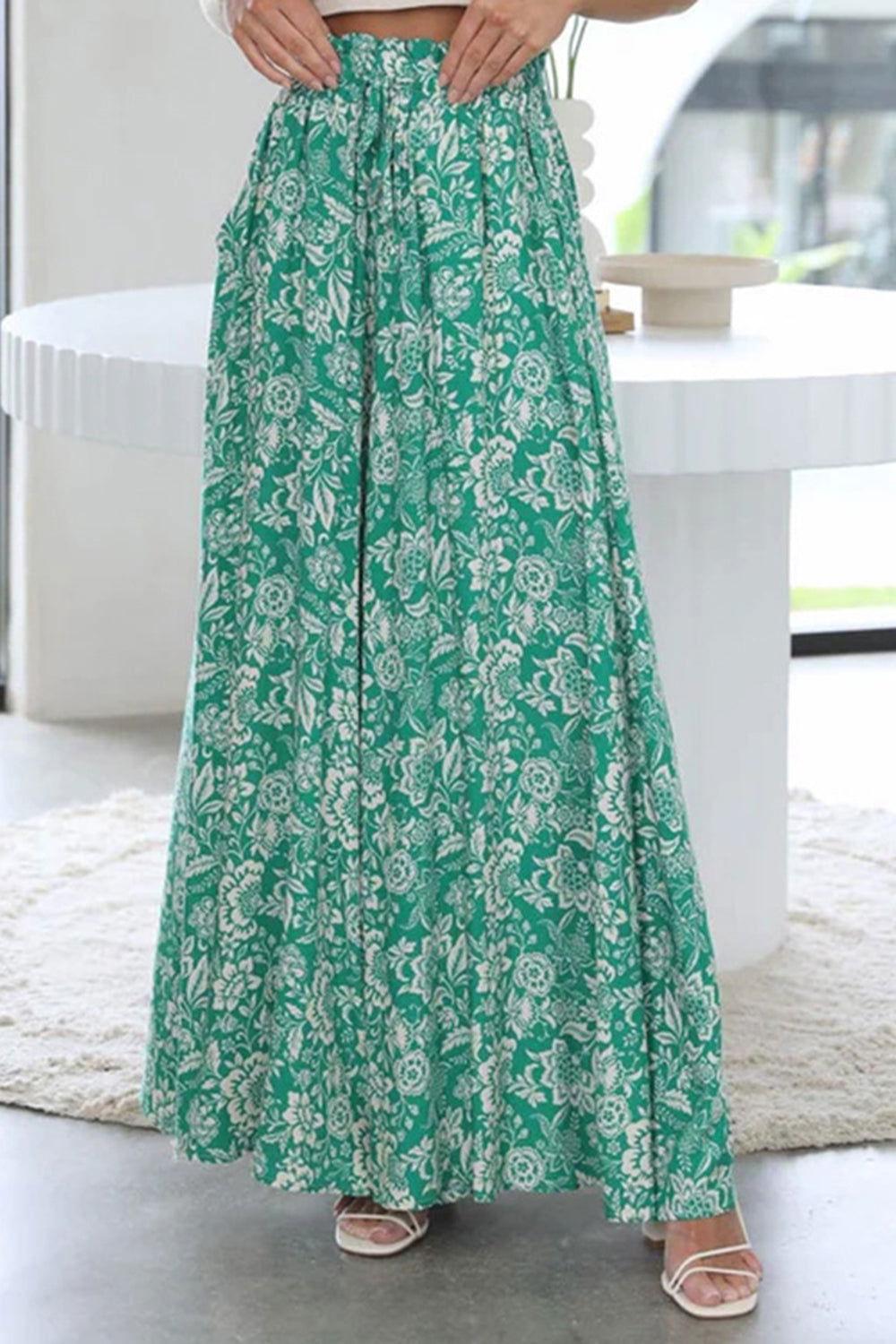 Tied Wide Leg Pants - Clothes For Her Online Store