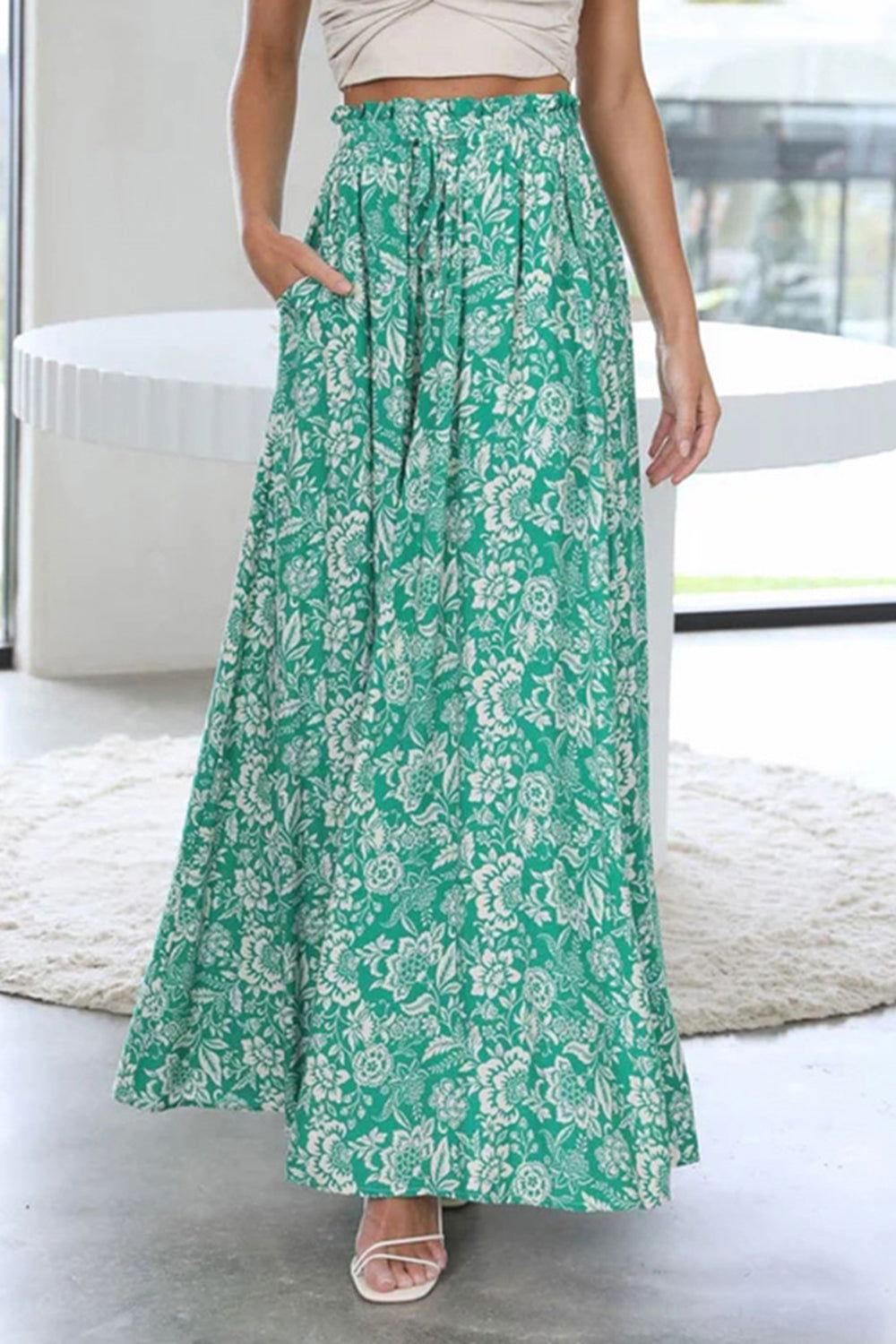 Tied Wide Leg Pants - Clothes For Her Online Store