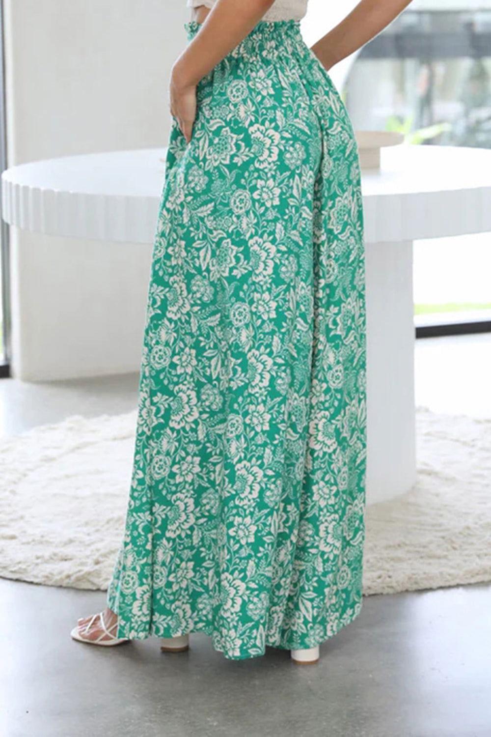 Tied Wide Leg Pants - Clothes For Her Online Store
