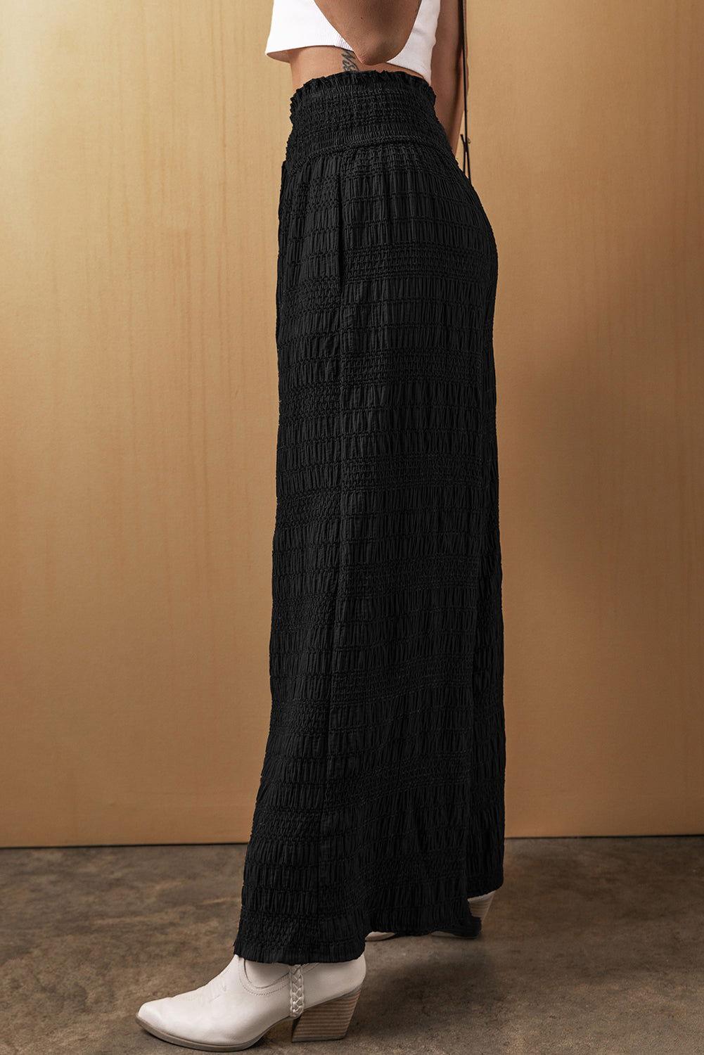 Tied Wide Leg Pants - Clothes For Her Online Store