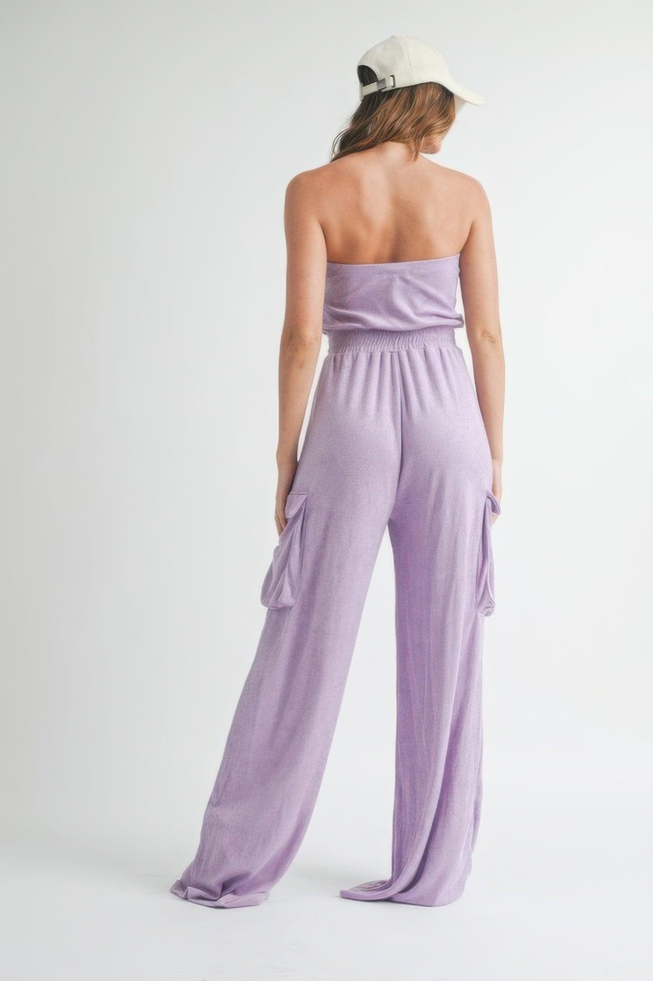 Tube Top Jumpsuit Romper - Clothes For Her Online Store