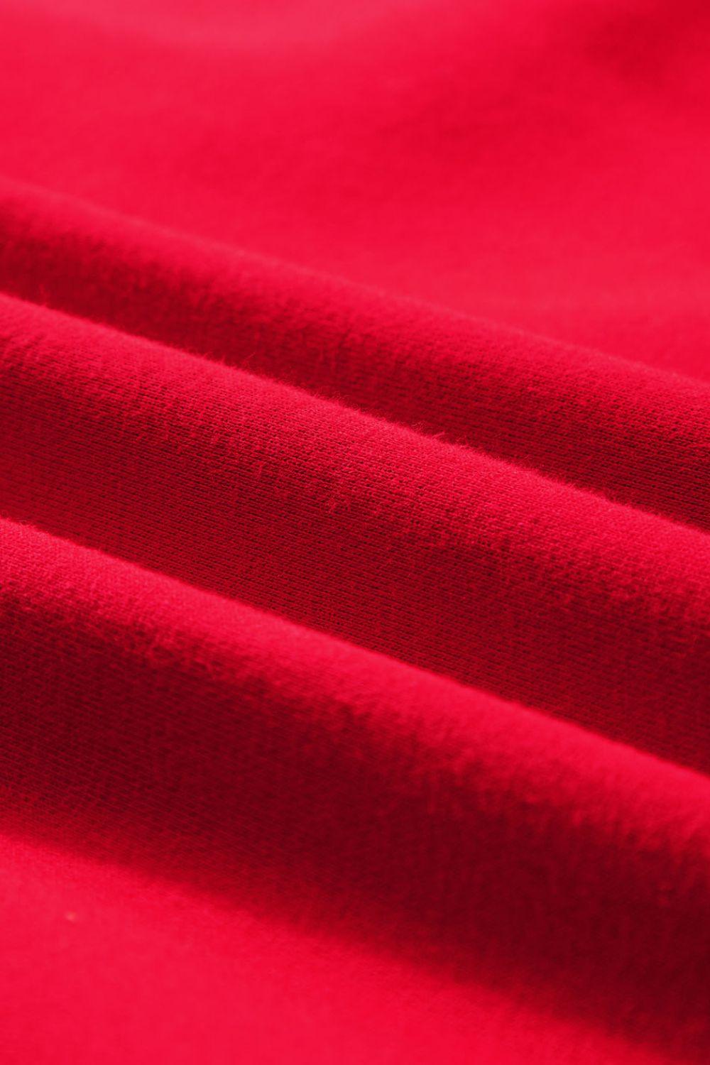 Valentine’s Day XOXO Round Neck Drop Shoulder Sweatshirt - Clothes For Her Online Store