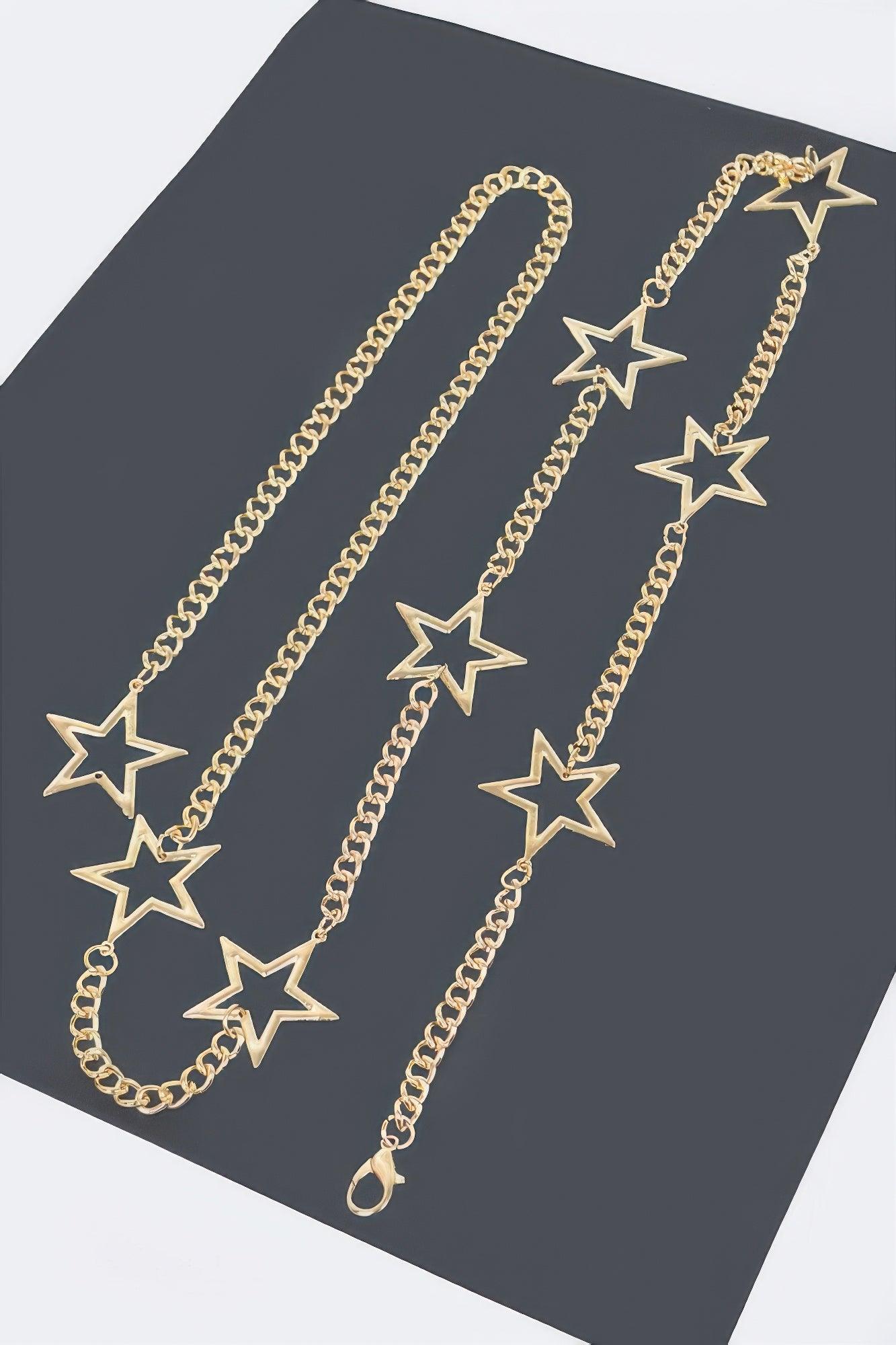 Star Lined Up Belt - Clothes For Her Online Store