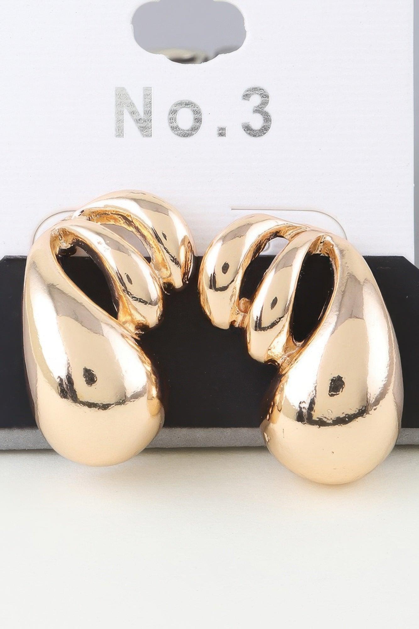 Multi Teardrop Wrap Earrings - Clothes For Her Online Store