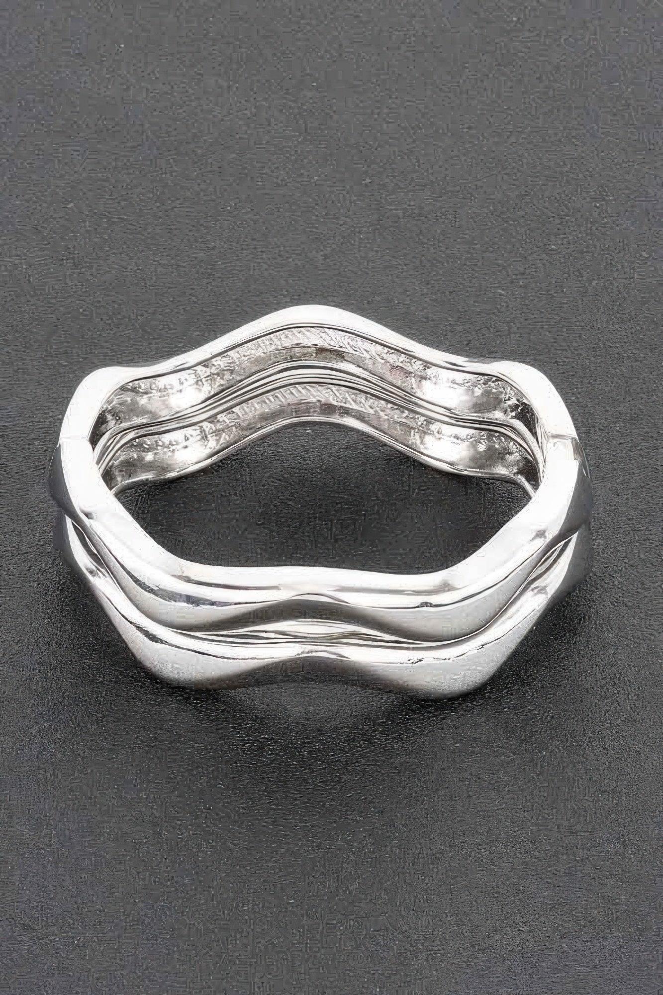 Curved Elegance Bracelet - Clothes For Her Online Store