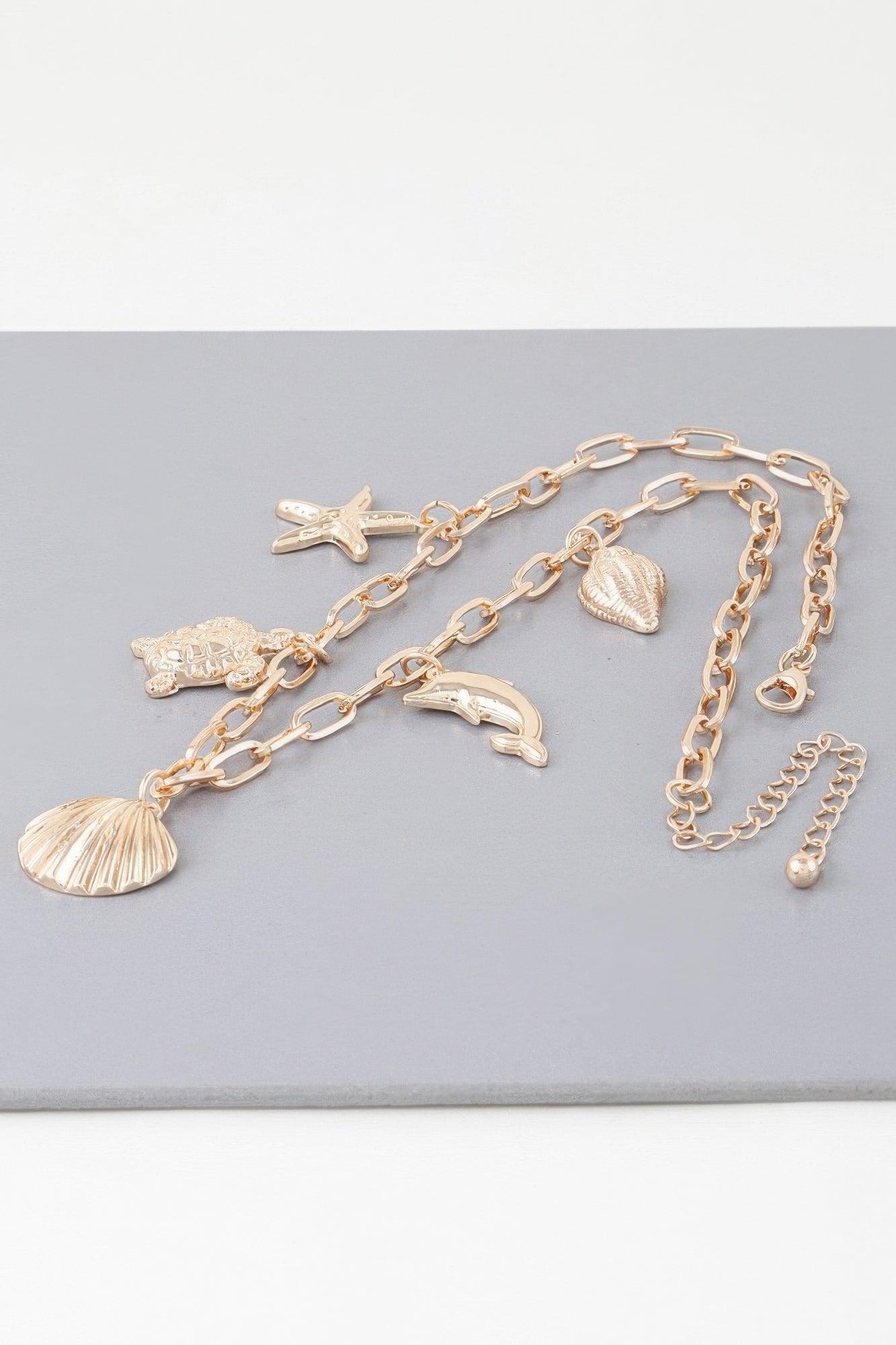 Under The Sea Charm Necklace - Clothes For Her Online Store