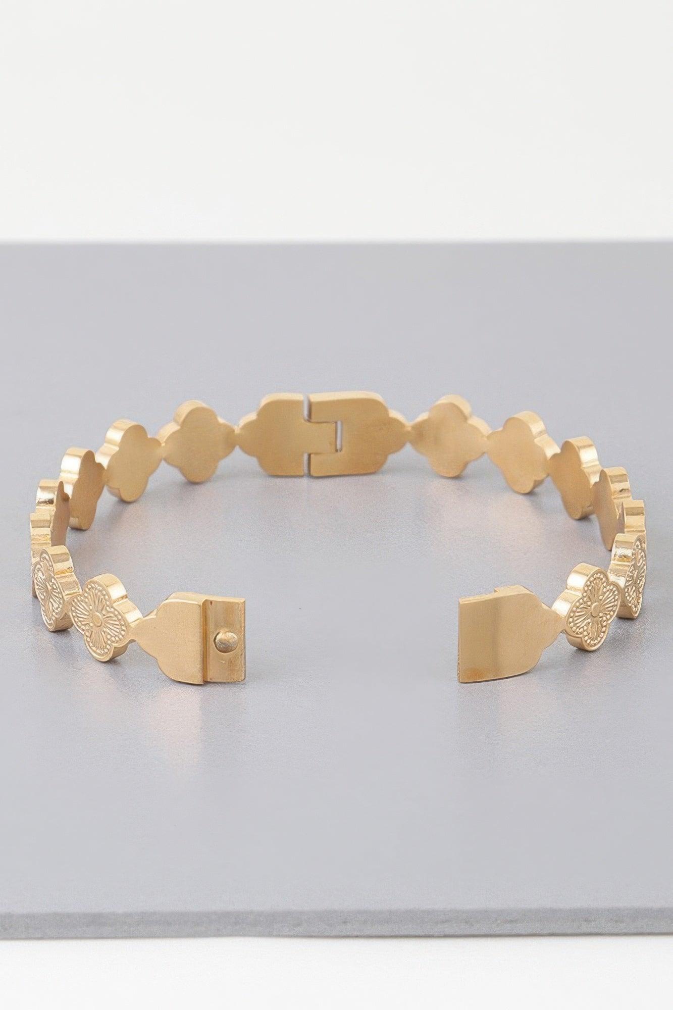 Multi Clover Charm Bracelet - Clothes For Her Online Store