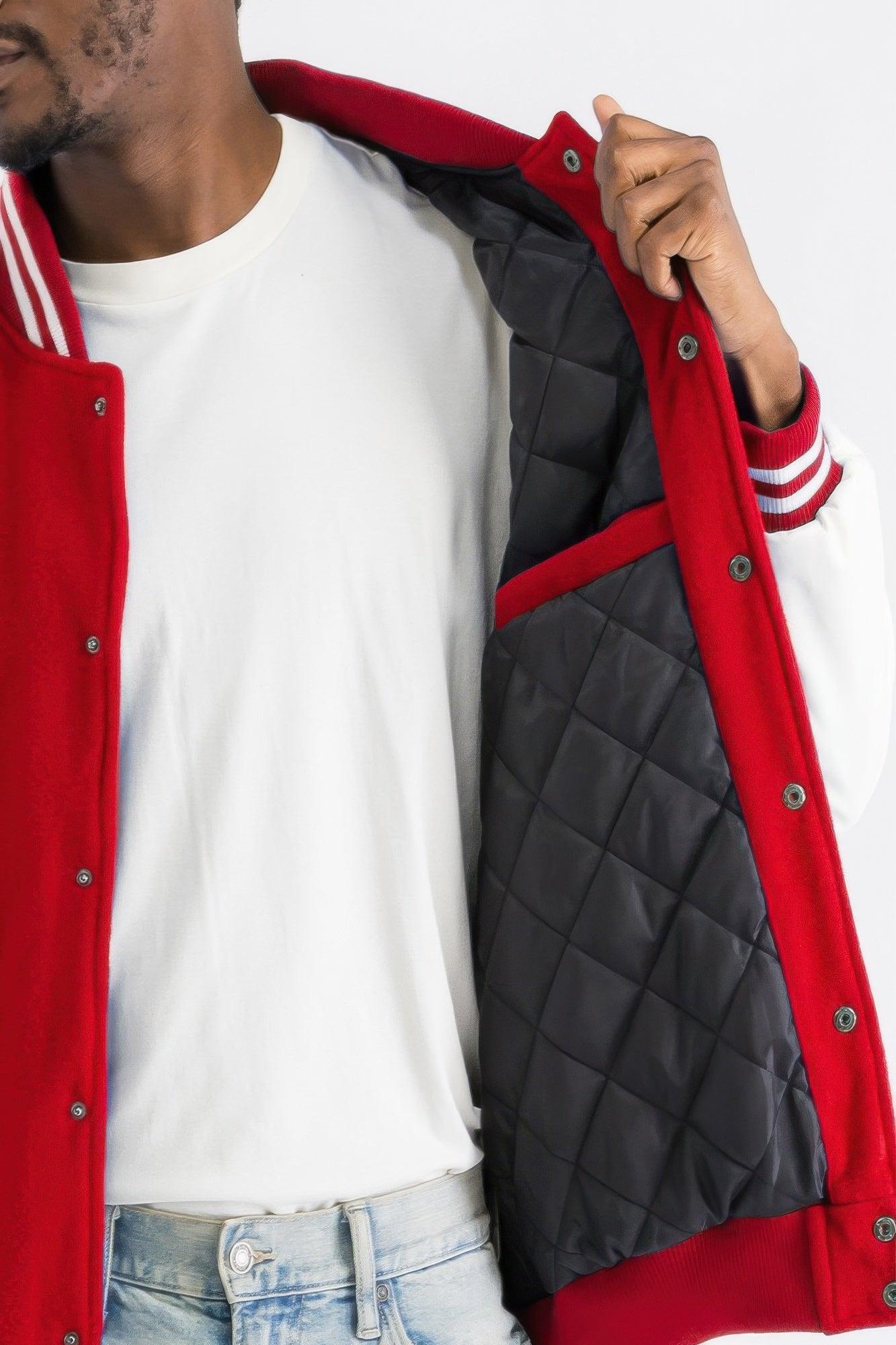 Melton Lettermans Varsity Jacket - Clothes For Her Online Store