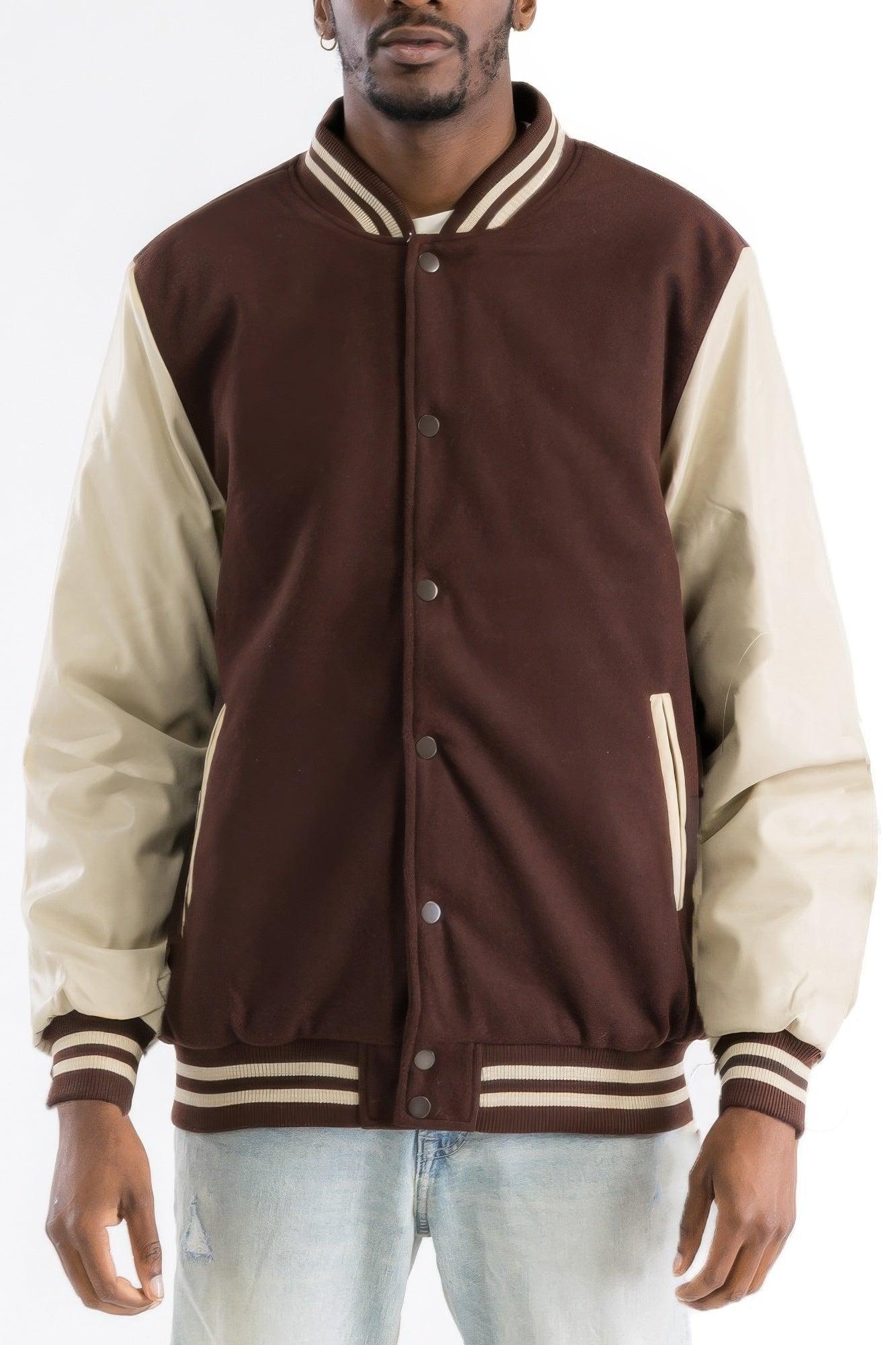Melton Lettermans Varsity Jacket - Clothes For Her Online Store
