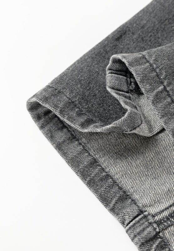 Wide Strap Button Down Denim Overall Dress - Clothes For Her Online Store