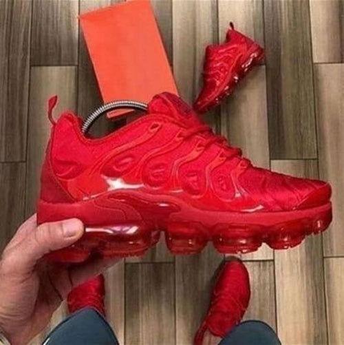 Women's Breathable Lace-up Cushioned Running Shoes Red - Clothes For Her Online Store