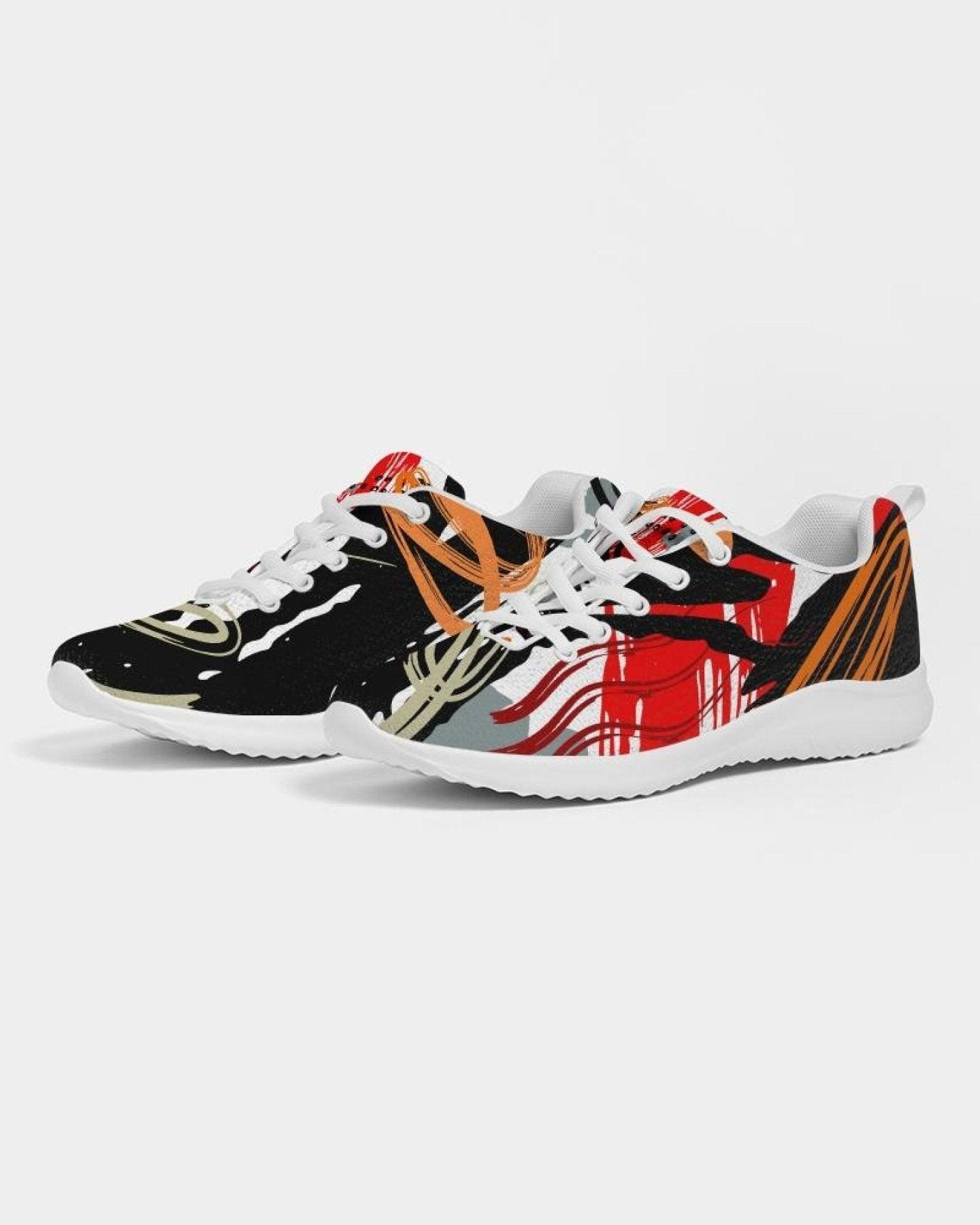 Womens Sneakers - Multicolor Retro Style Low Top Canvas Running Shoes - Clothes For Her Online Store