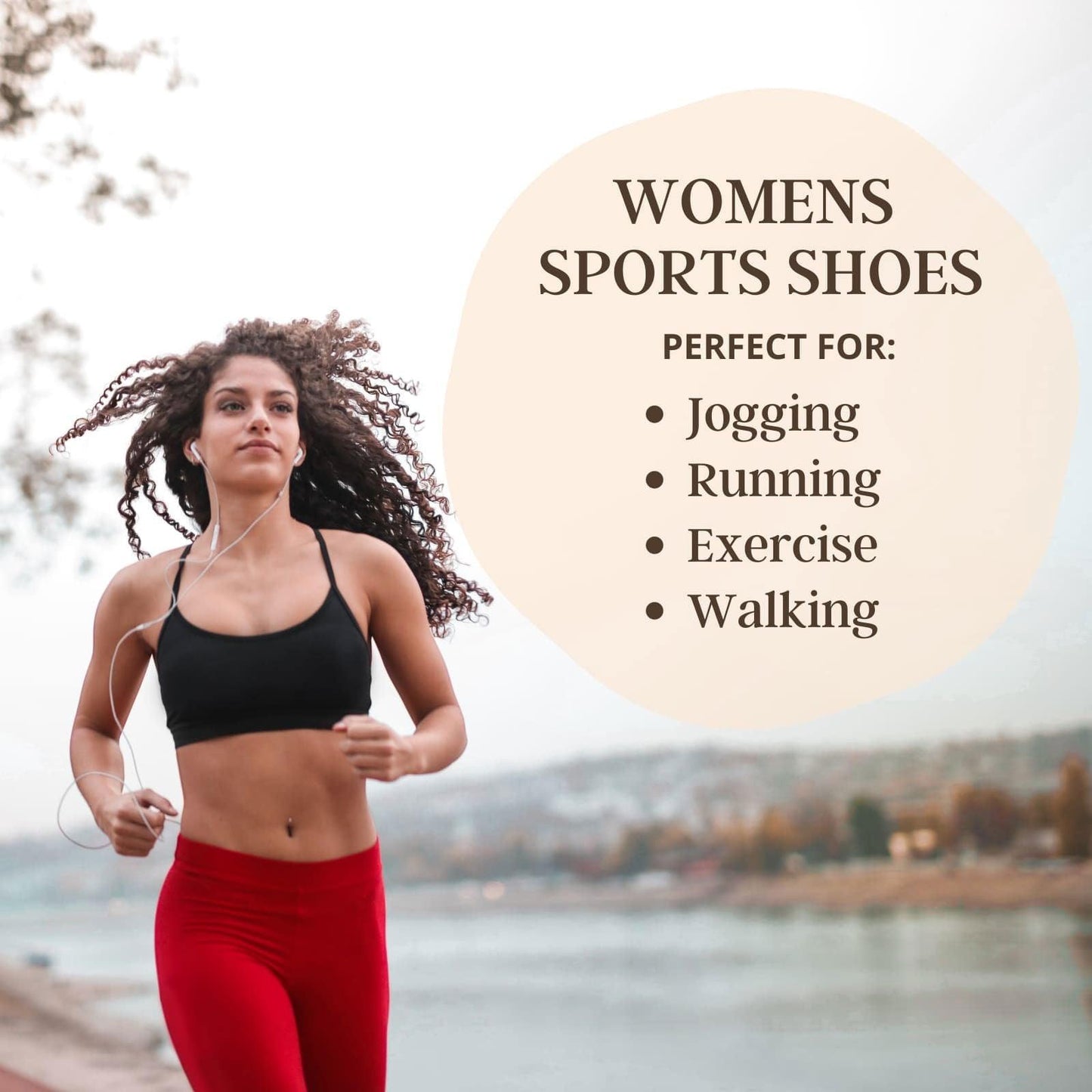 Womens Sneakers, Deep Peach Pink Running Shoes - Clothes For Her Online Store