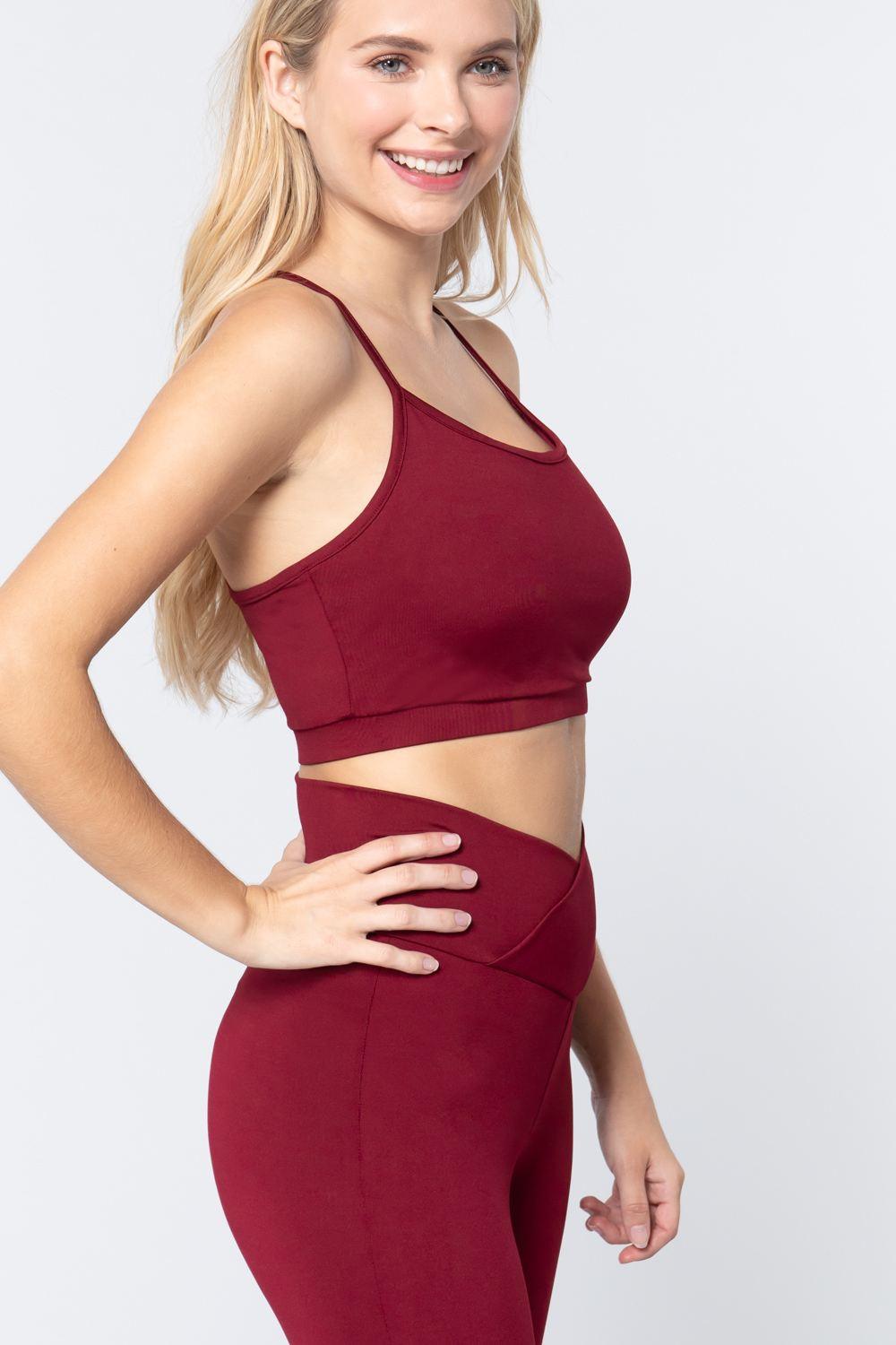 Workout Cami Bra Top - Clothes For Her Online Store