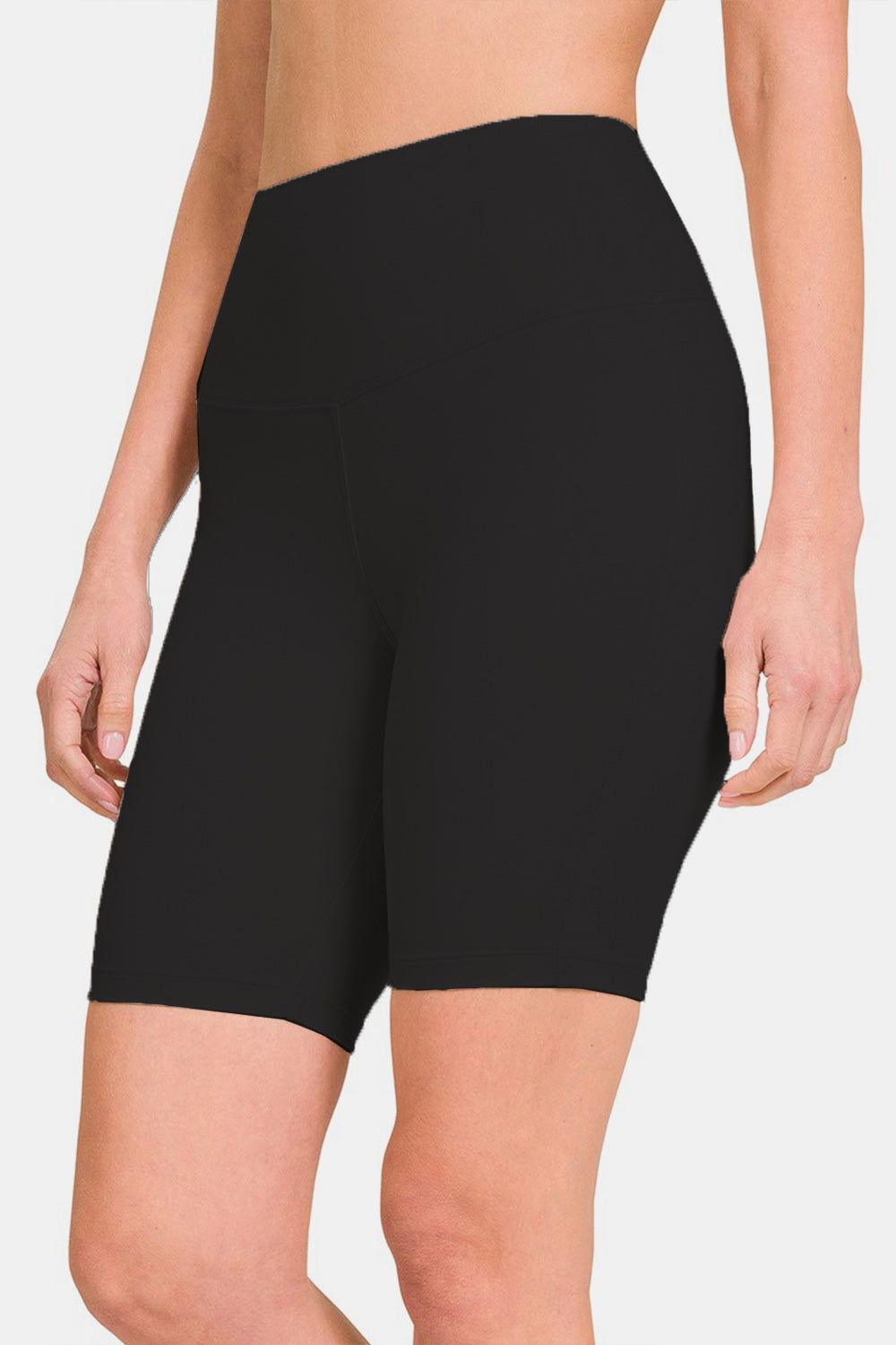 Zenana High Waist Active Shorts - Clothes For Her Online Store
