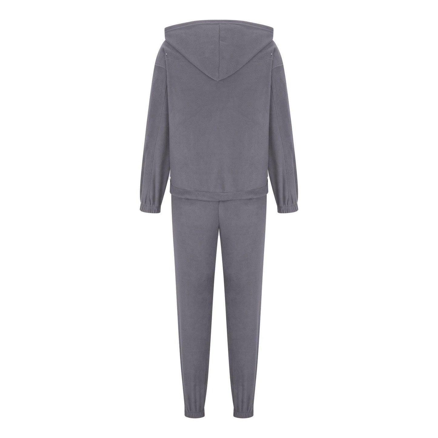 Zip Up Long Sleeve Hoodie and Joggers Set - Clothes For Her Online Store