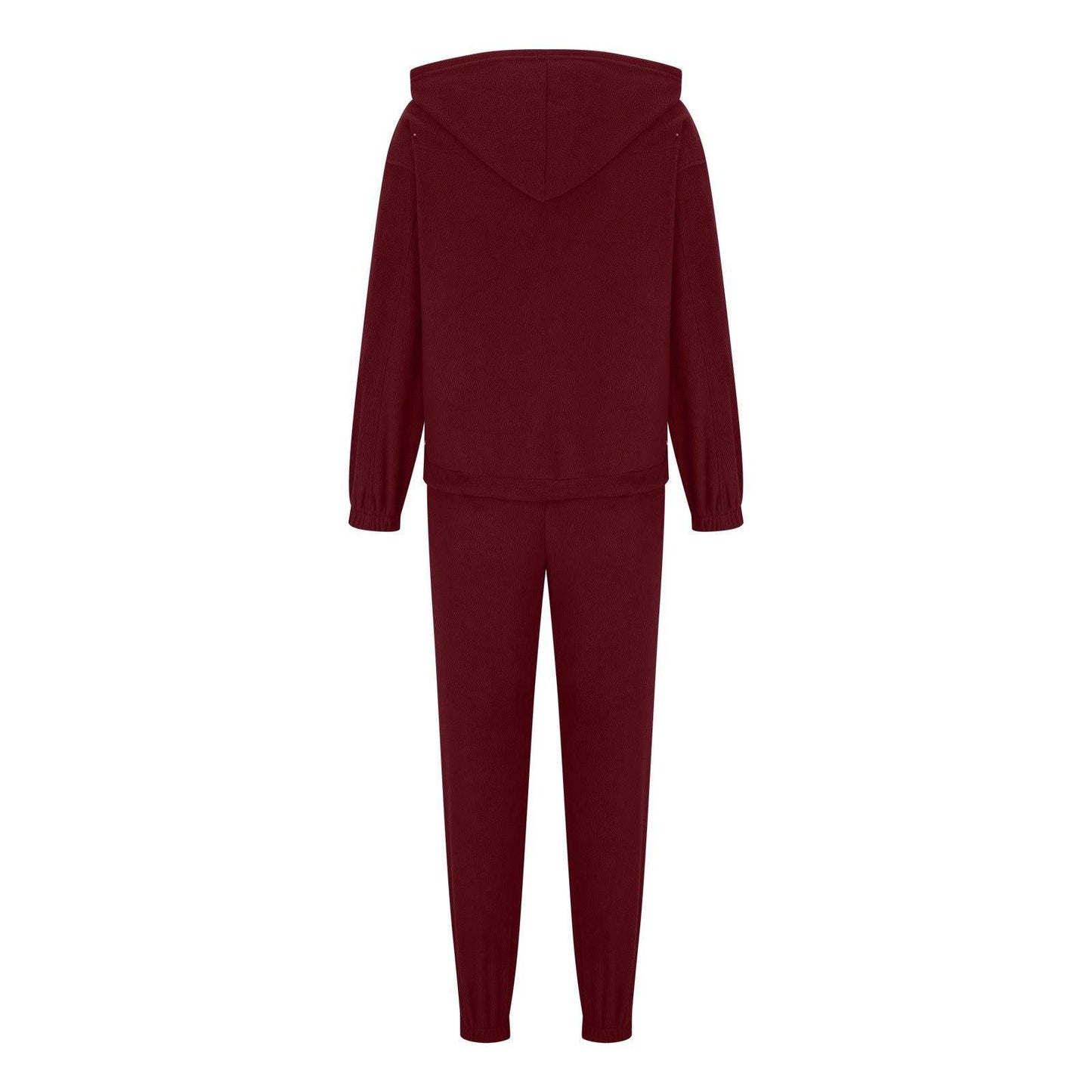 Zip Up Long Sleeve Hoodie and Joggers Set - Clothes For Her Online Store