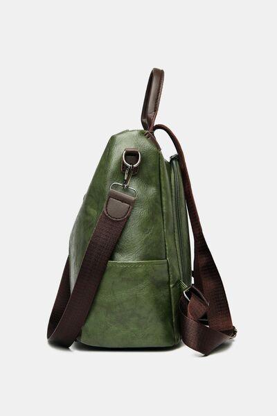 PU Leather Backpack Bag - Clothes For Her Online Store
