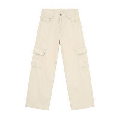 Wide Leg Cargo Jeans - Clothes For Her Online Store