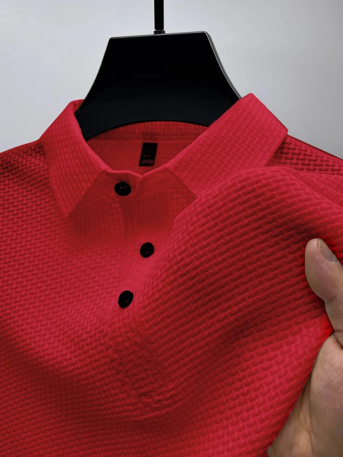 Men's Full Size Collared Neck Polo Plus Size