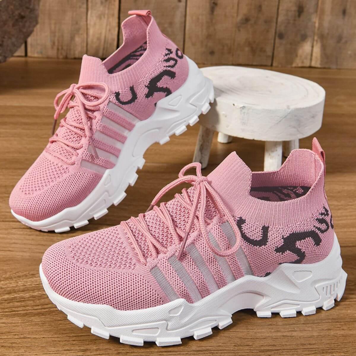 Lace Up Mesh Breathable Athletic - Clothes For Her Online Store
