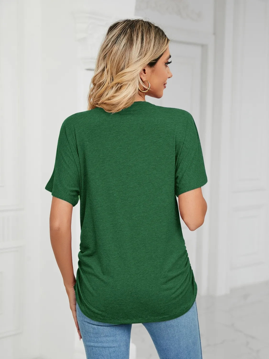 V-Neck Short Sleeve T-Shirt