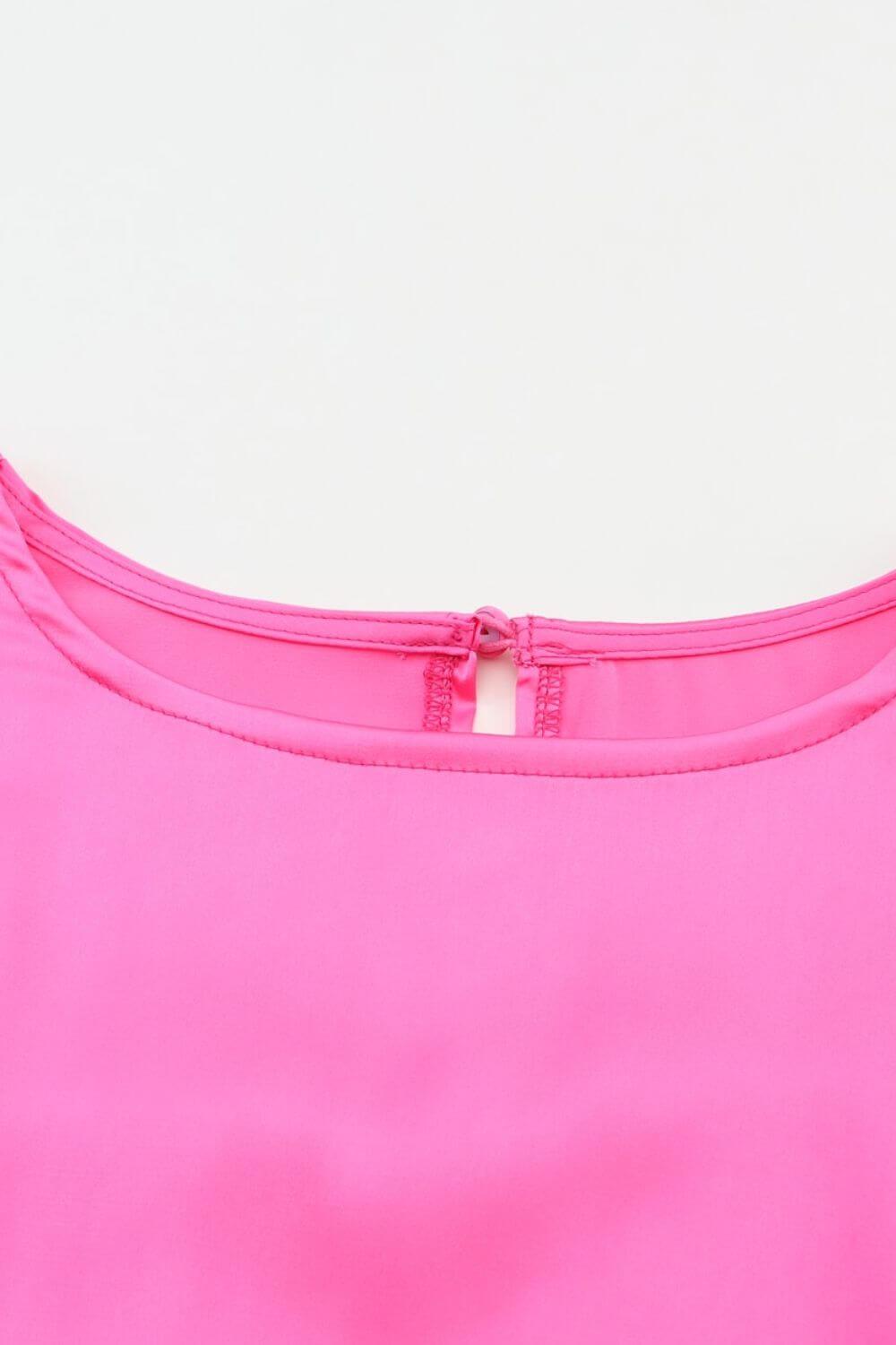 Round Neck Long Sleeve Blouse - Clothes For Her Online Store