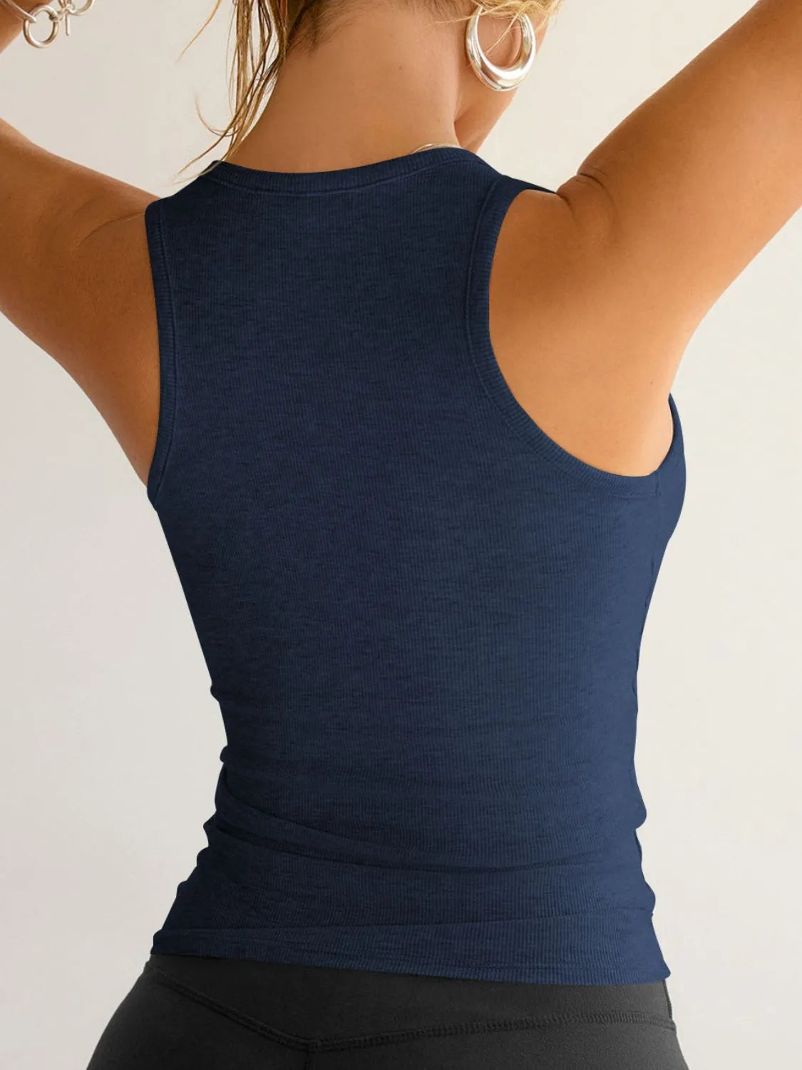 Solid Color Wide Strap Tank
