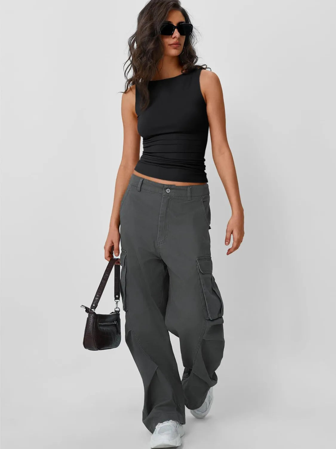 Solid Round Neck Tank