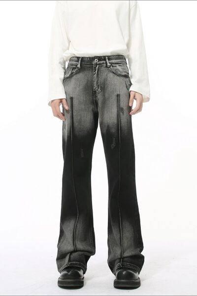 Pocketed High Waist Jeans - Clothes For Her Online Store