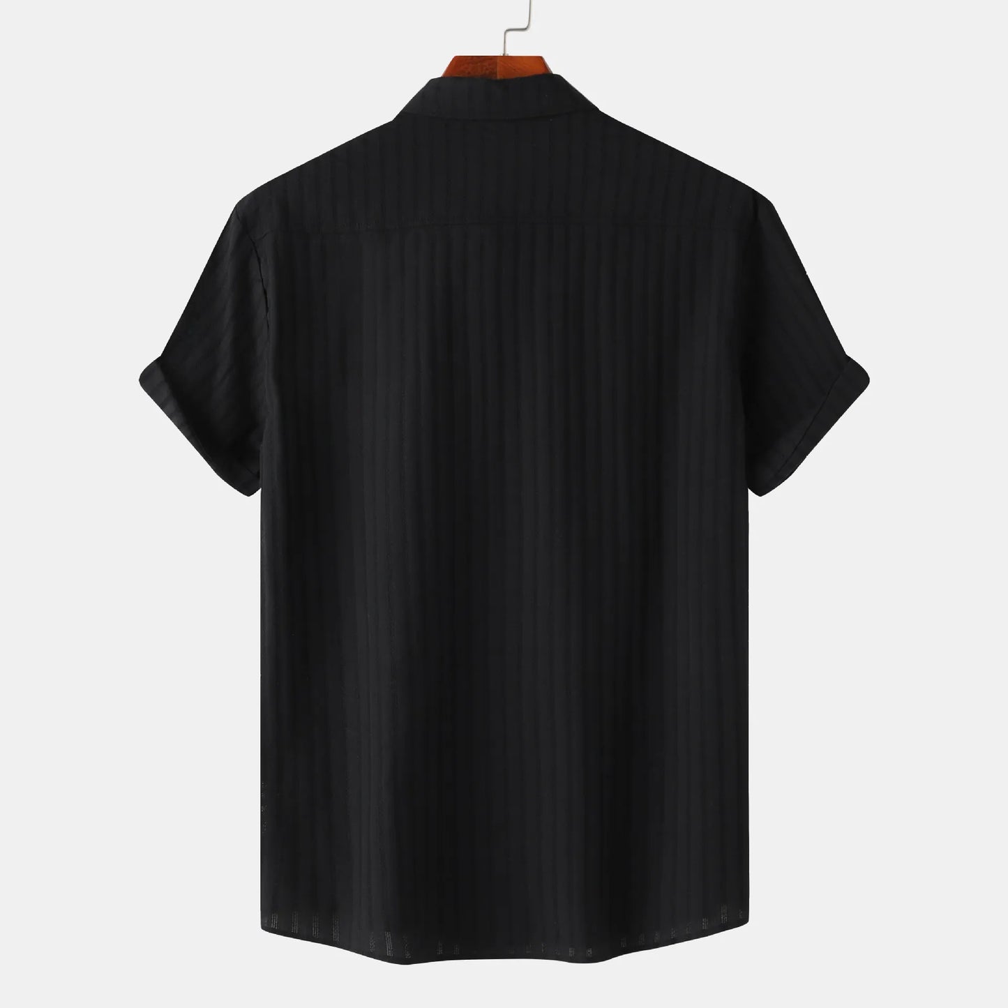 Men's Casual Short Sleeve Button Down Shirt