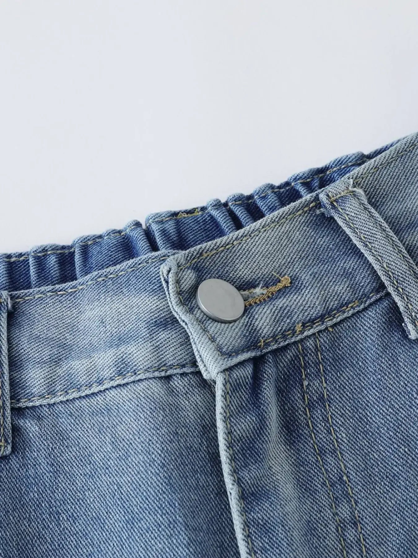 Men's High-Waist Wide Leg Relaxed Fit Jeans