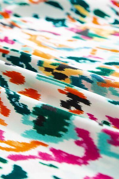 Abstract Print Ruffle Sleeve Blouse - Clothes For Her Online Store