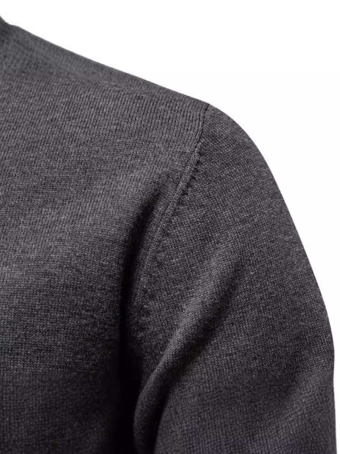 Men's Round Neck Long Sleeve Sweater - Clothes For Her Online Store