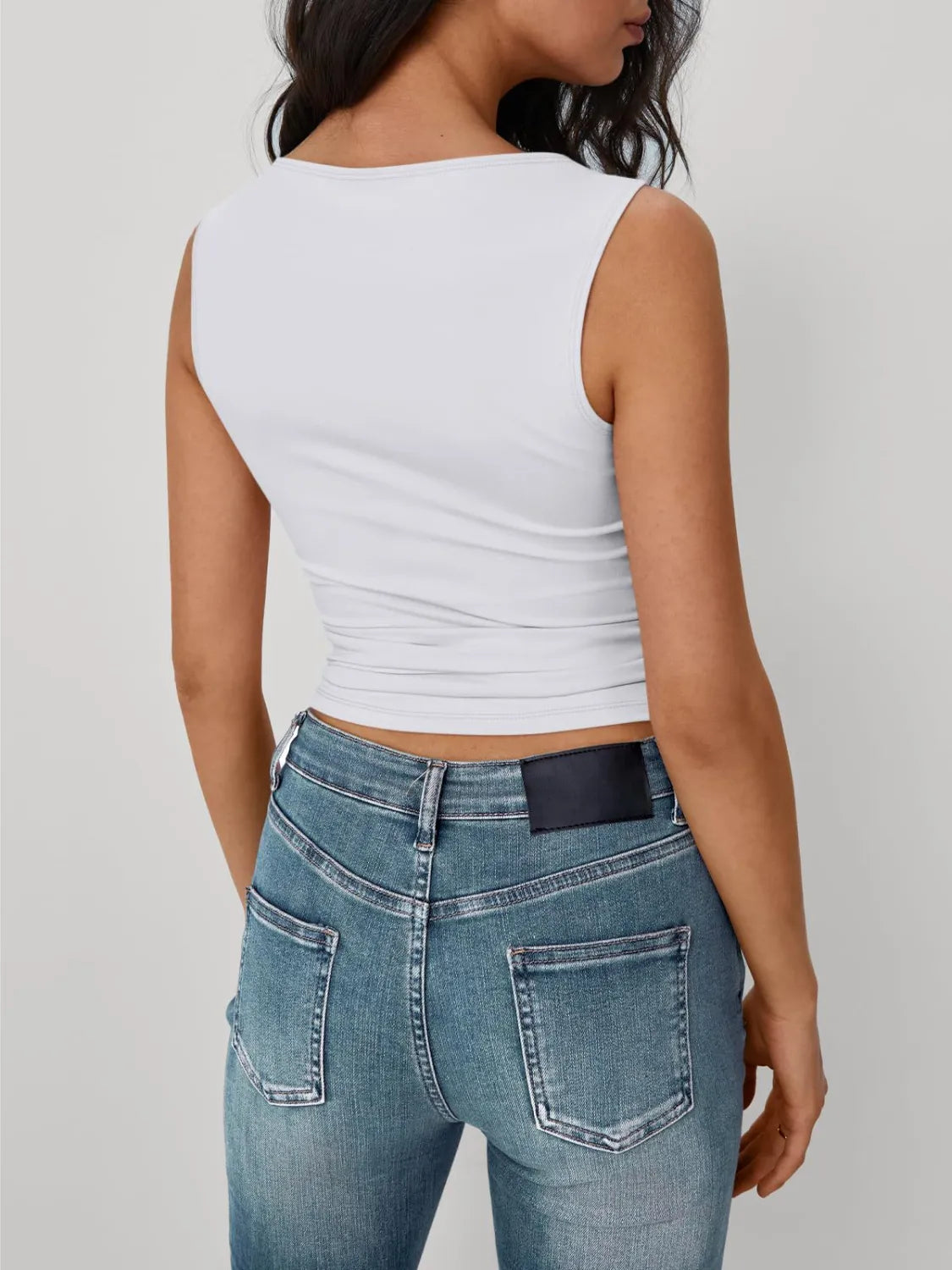 Solid Round Neck Tank