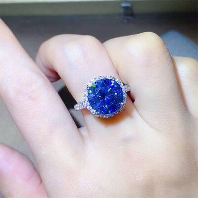 5 Carat Moissanite 925 Sterling Silver Ring - Clothes For Her Online Store
