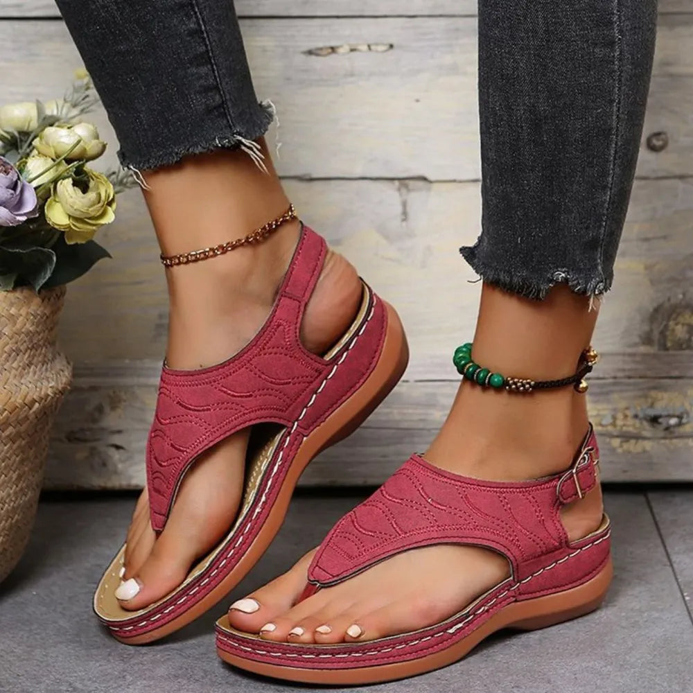 Toe Post Platform Sandals