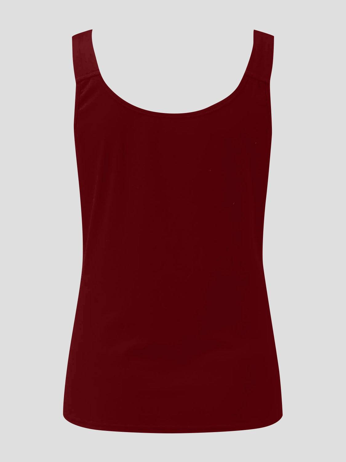 Full Size Lace Detail Sweetheart Neck Tank - Clothes For Her Online Store