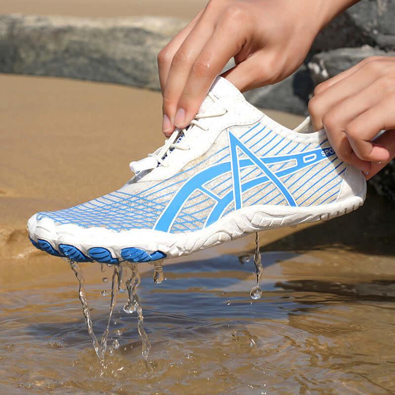 Elastic Lock Laces Mesh Breathable Hike Footwear - Clothes For Her Online Store