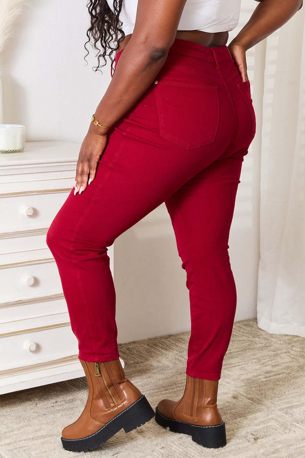 Judy Blue Full Size High Waist Tummy Control Skinny Jeans - Clothes For Her Online Store