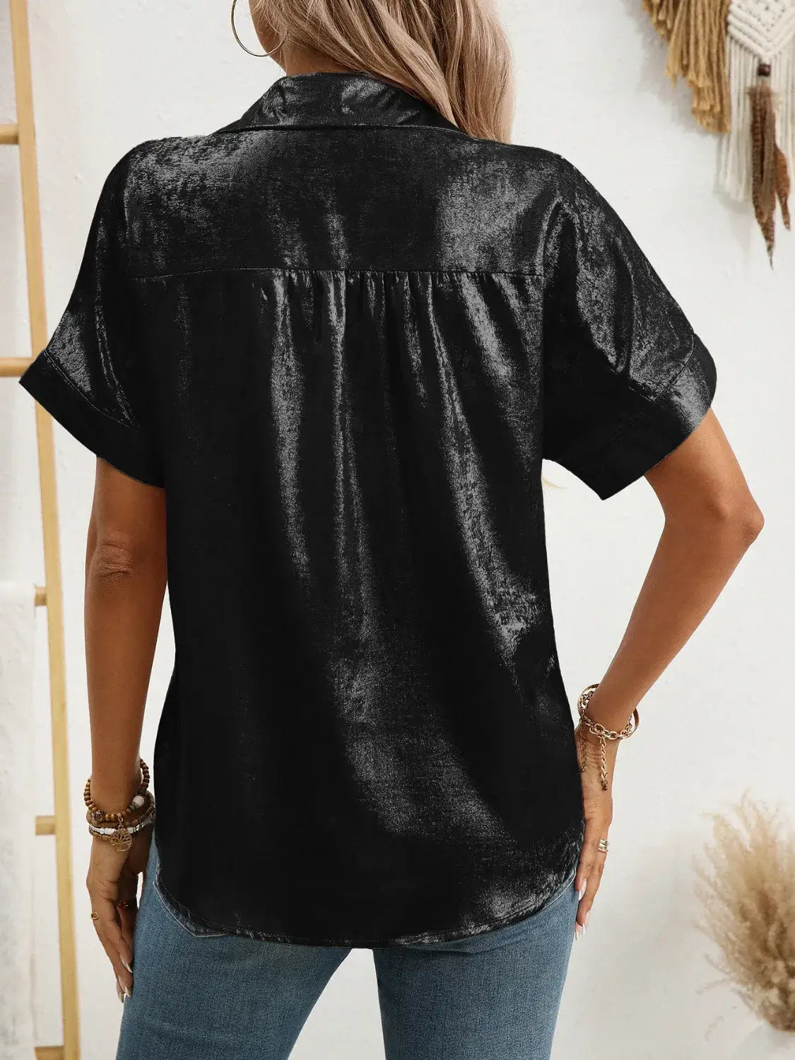 Button Up Short Sleeve Shirt